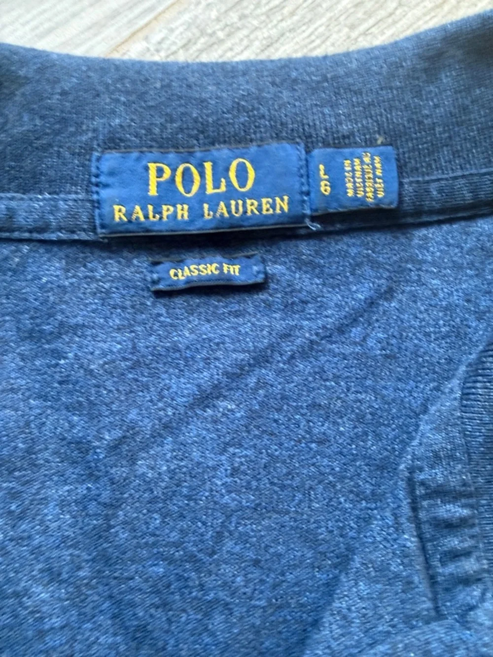 Polo by Ralph Lauren Classic Fit Men’s Navy Polo Shirt Size Large